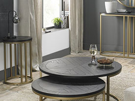 Bentley Designs  Chevron Peppercorn Ash Collection